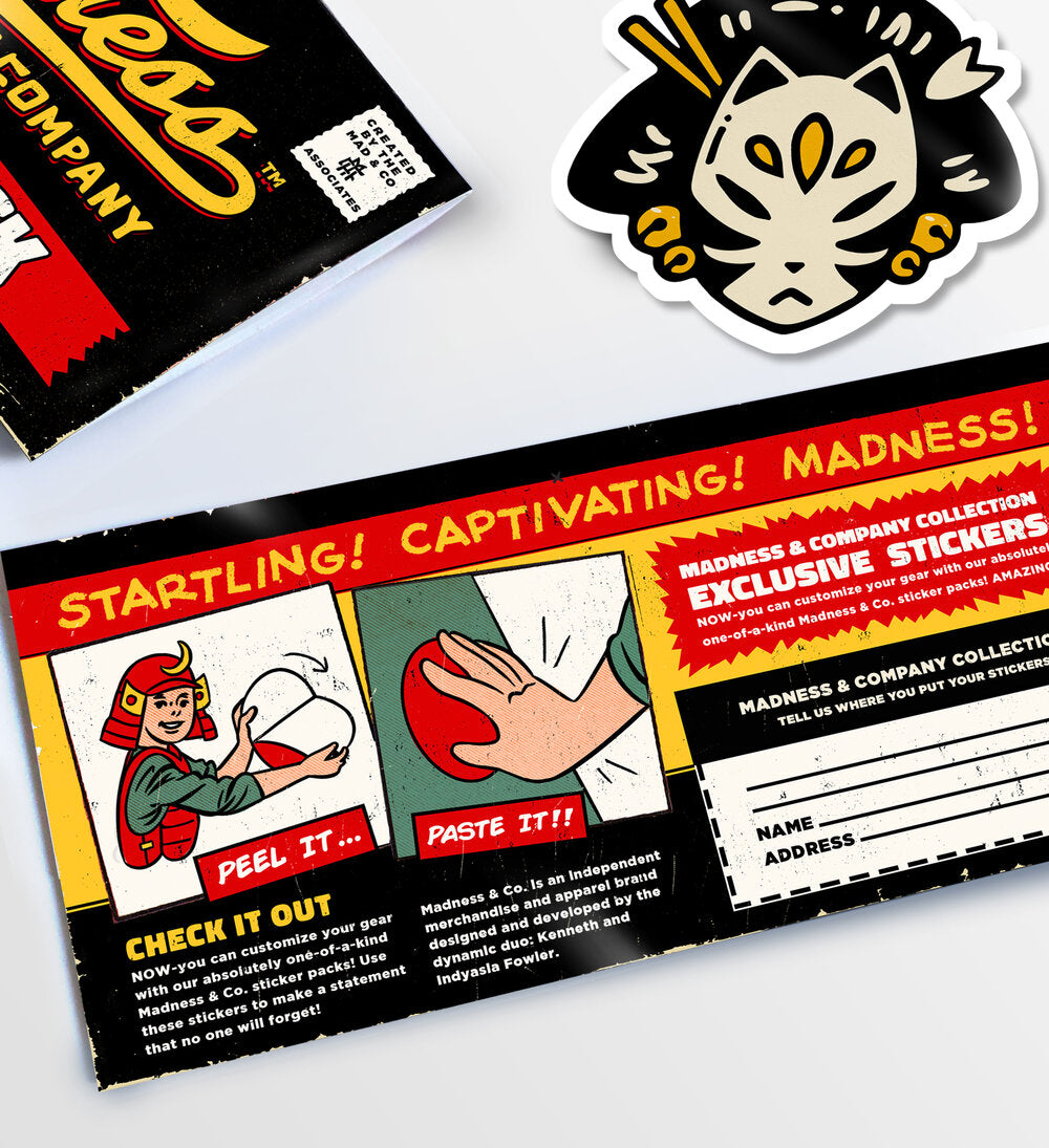 'HERO' Sticker Pack – Madness and Company