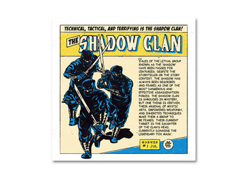 'SHADOW CLAN' COLLECTIBLE CARD